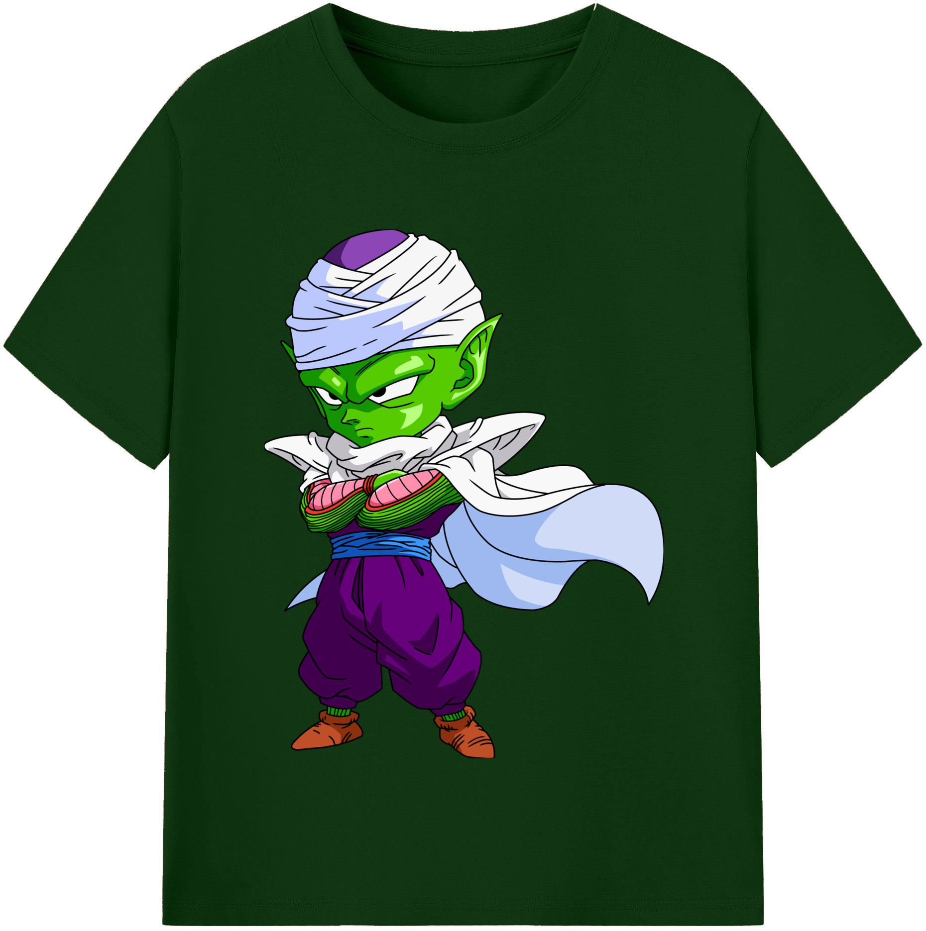 （画像用） ドラゴンボール ピッコロ DRAGON BALL Piccolo 綿100％半袖Tシャツ（フロントプリント）
